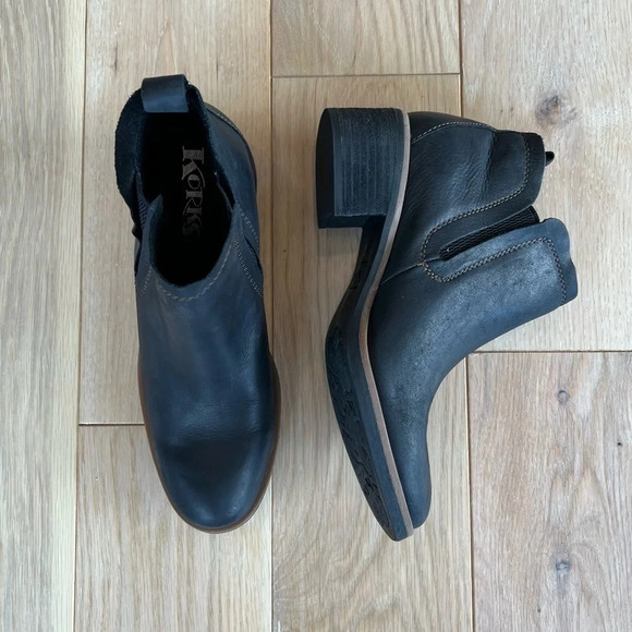 Korks by Kork Ease Ankle Booties Black 6.5 Classic Casual Versatile Contemporary - Picture 5 of 5